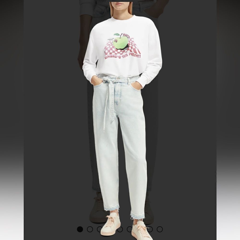 EXCELLENT CONDITION GIRL’S SIZE 16 SCOTCH & SODA HIGH-RISE BALOON FIT PANTS